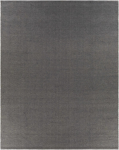 Medium Gray Hand Woven 100% Recycled PET Yarn Modern Rectangle Handmade rug, Indoor use only, no fringe, non-washable. runner also available