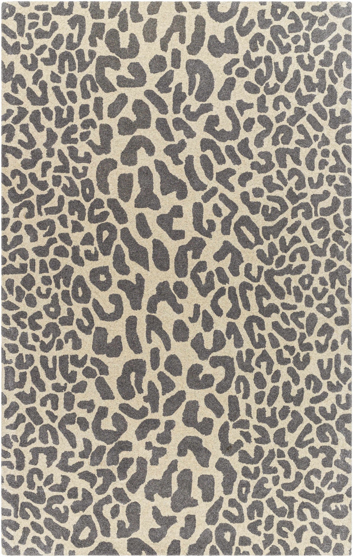 Light Gray Hand Tufted 100% Wool Modern Rectangle Handmade rug, Indoor use only, no fringe, non-washable. runner also available