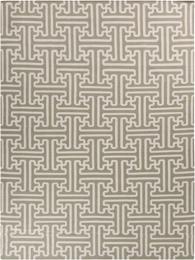 Tan Hand Woven 100% Wool Modern Rectangle Handmade rug, Indoor use only, no fringe, non-washable. runner also available