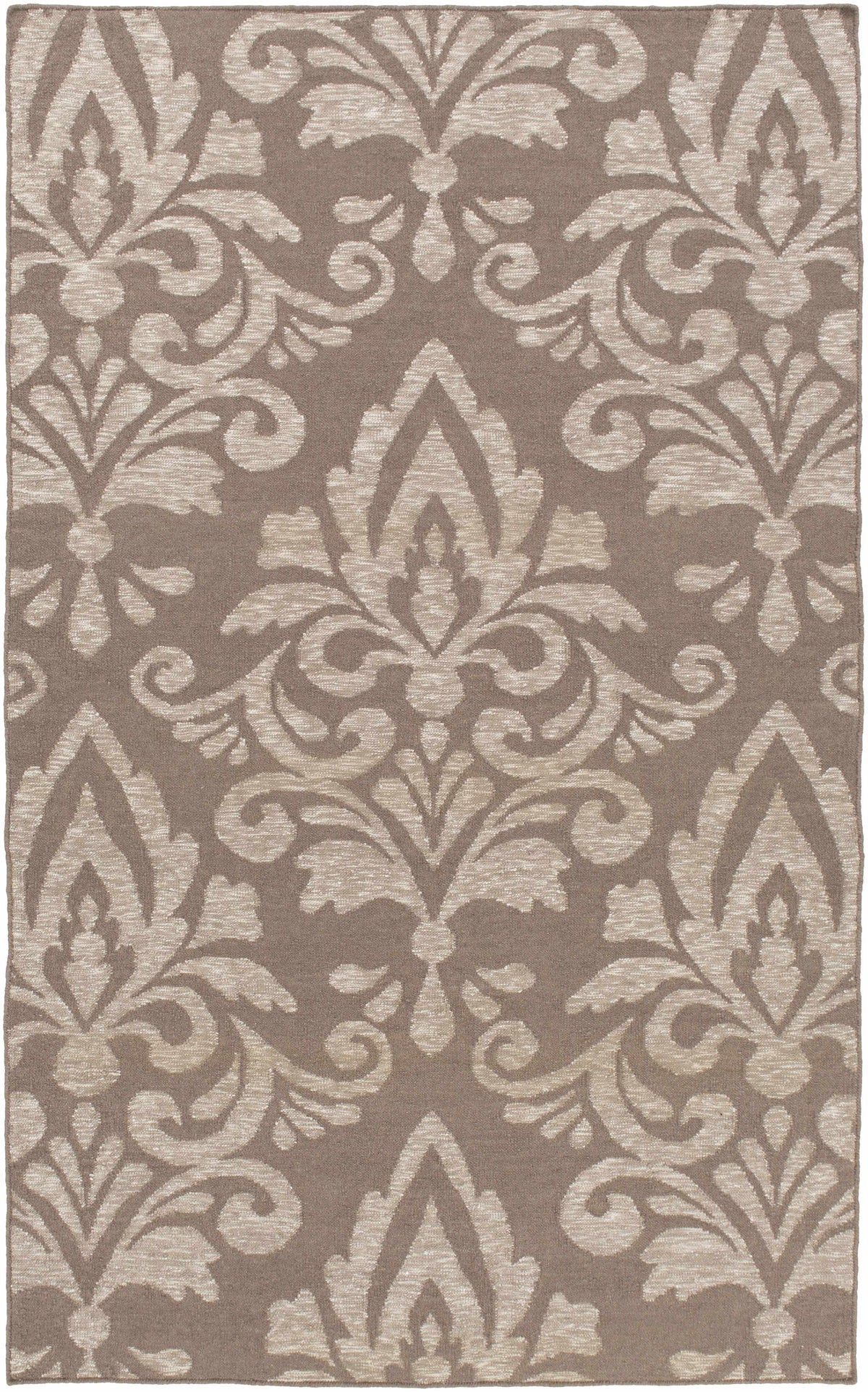 Taupe Hand Woven 50% Wool, 30% Viscose, 20% Cotton Modern Rectangle Handmade rug, Indoor use only, no fringe, non-washable. runner also available