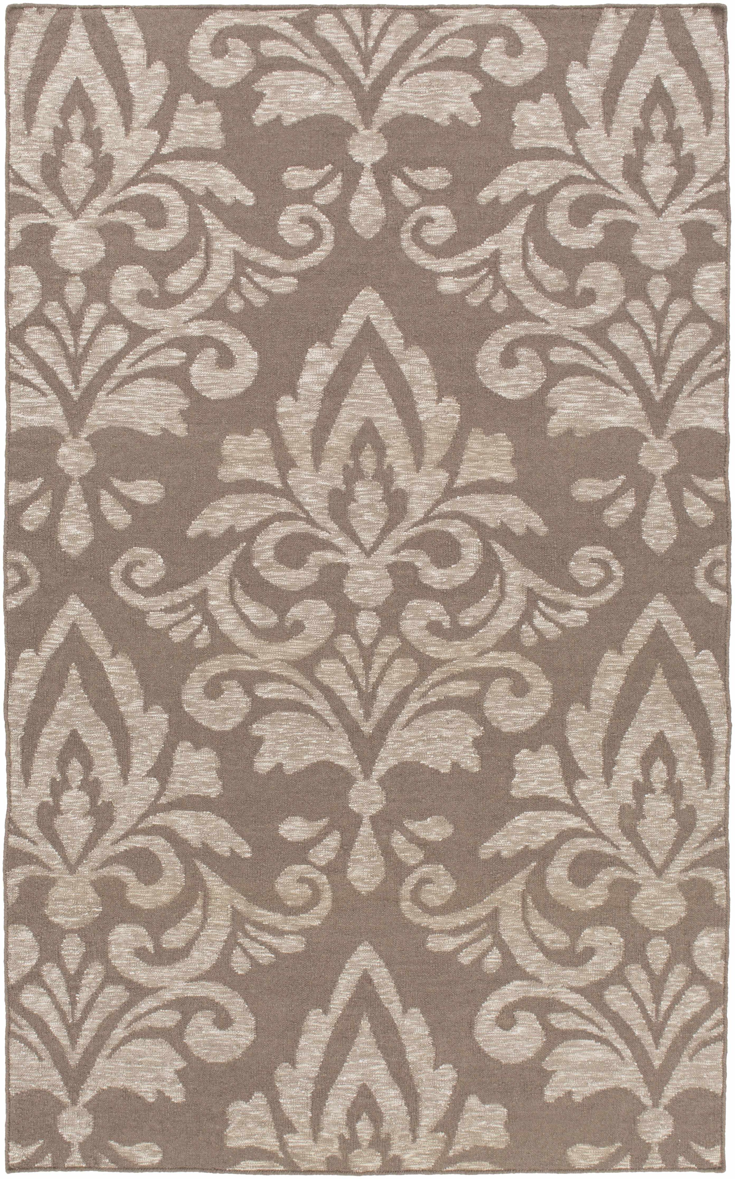 Taupe Hand Woven 50% Wool, 30% Viscose, 20% Cotton Modern Rectangle Handmade rug, Indoor use only, no fringe, non-washable. runner also available
