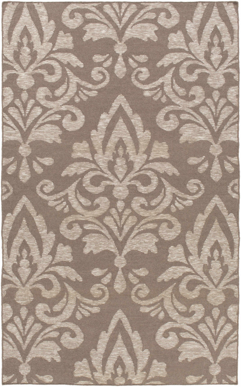 Taupe Hand Woven 50% Wool, 30% Viscose, 20% Cotton Modern Rectangle Handmade rug, Indoor use only, no fringe, non-washable. runner also available