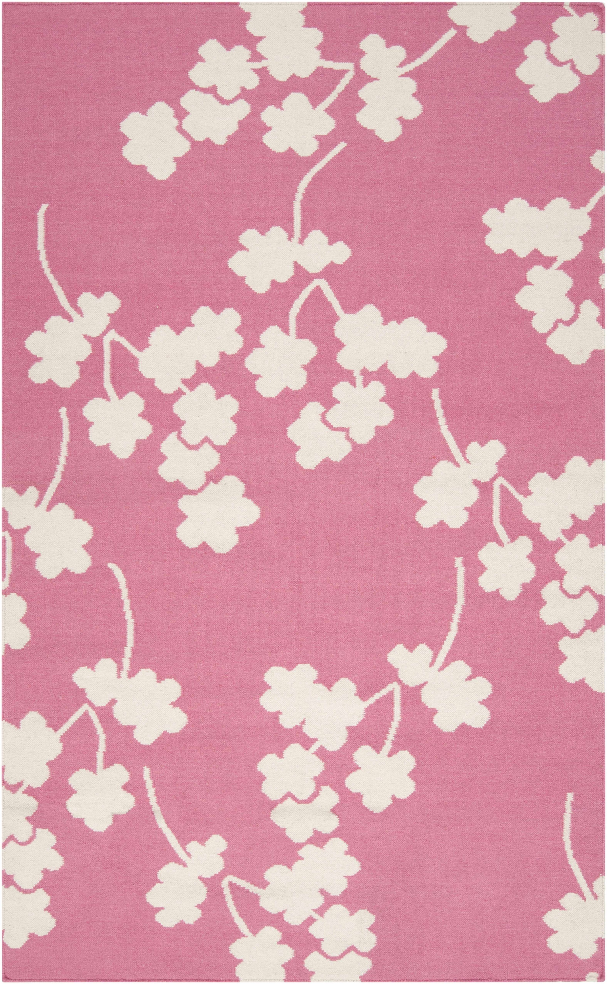 Rose Hand Woven 100% Wool Modern Rectangle Handmade rug, Indoor use only, no fringe, non-washable. runner also available