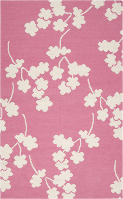 Rose Hand Woven 100% Wool Modern Rectangle Handmade rug, Indoor use only, no fringe, non-washable. runner also available