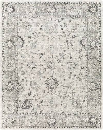 Charcoal Hand Loomed 90% Viscose, 10% Wool Traditional Rectangle Handmade rug, Indoor use only, no fringe, non-washable.