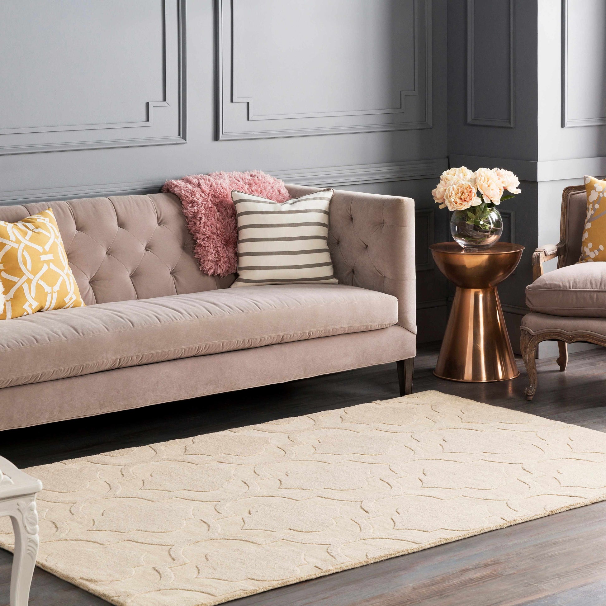 Central Park AWHP-4012 Hand Loomed Rug