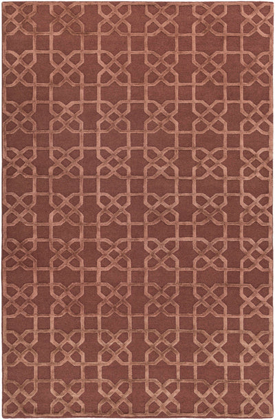 Dark Brown Hand Knotted 100% Wool Traditional Rectangle Handmade rug, Indoor use only, no fringe, non-washable. runner also available