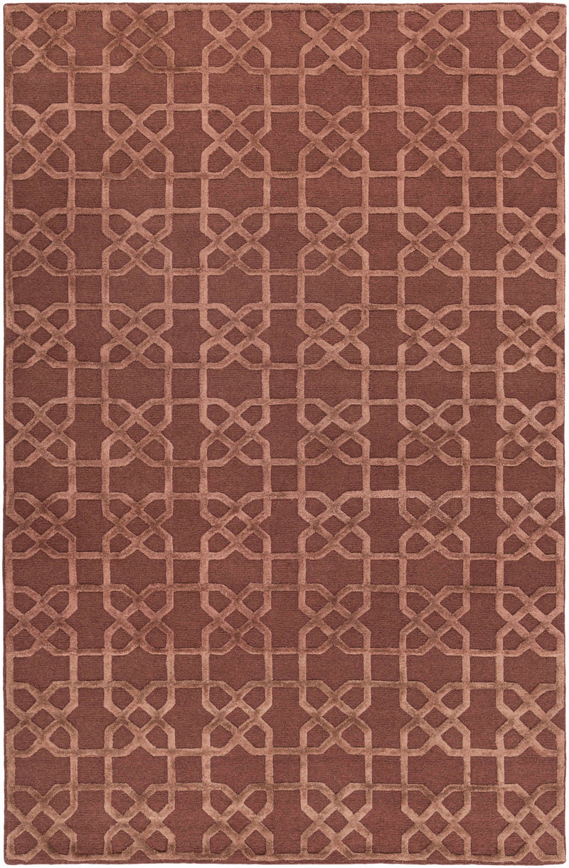Dark Brown Hand Knotted 100% Wool Traditional Rectangle Handmade rug, Indoor use only, no fringe, non-washable. runner also available