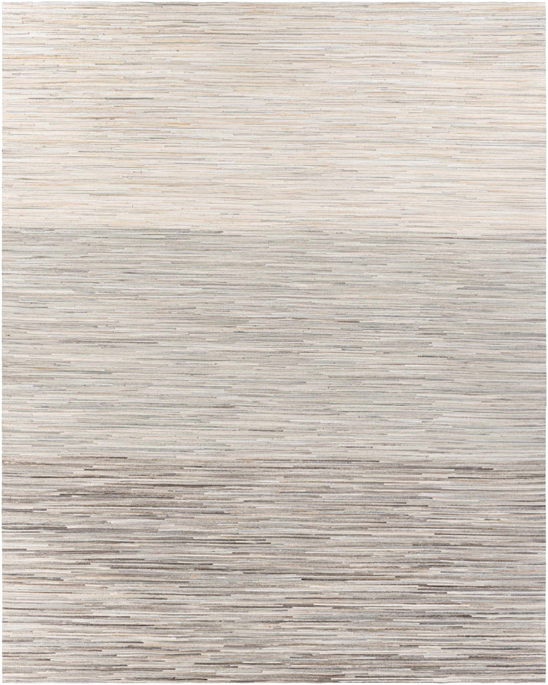 Dark Brown Hand Crafted 100% Hair On Hide Rustic Rectangle Handmade rug, Indoor use only, no fringe, non-washable.