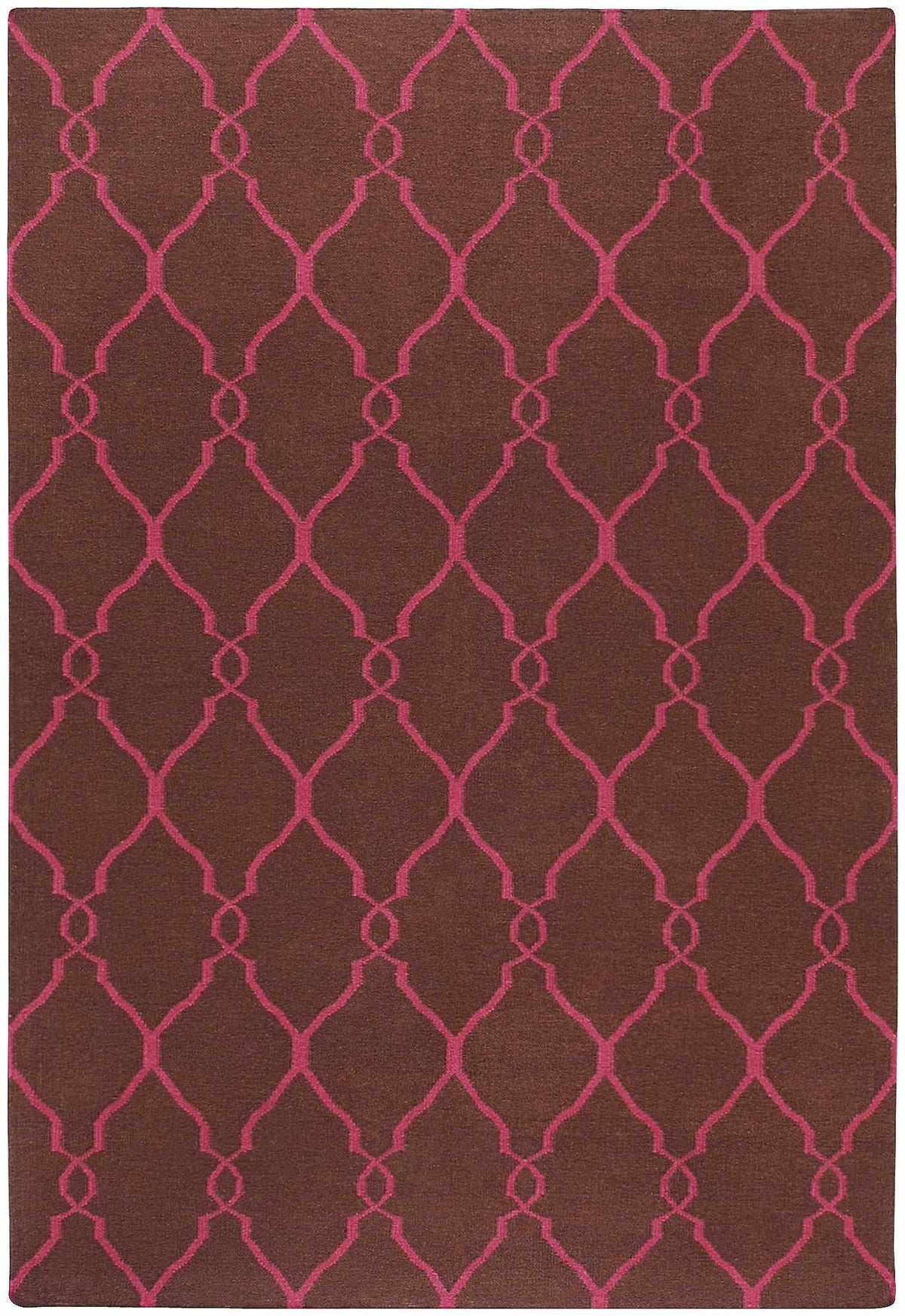Dark Brown Hand Woven 100% Wool Modern Rectangle Handmade rug, Indoor use only, no fringe, non-washable. round, runner also available