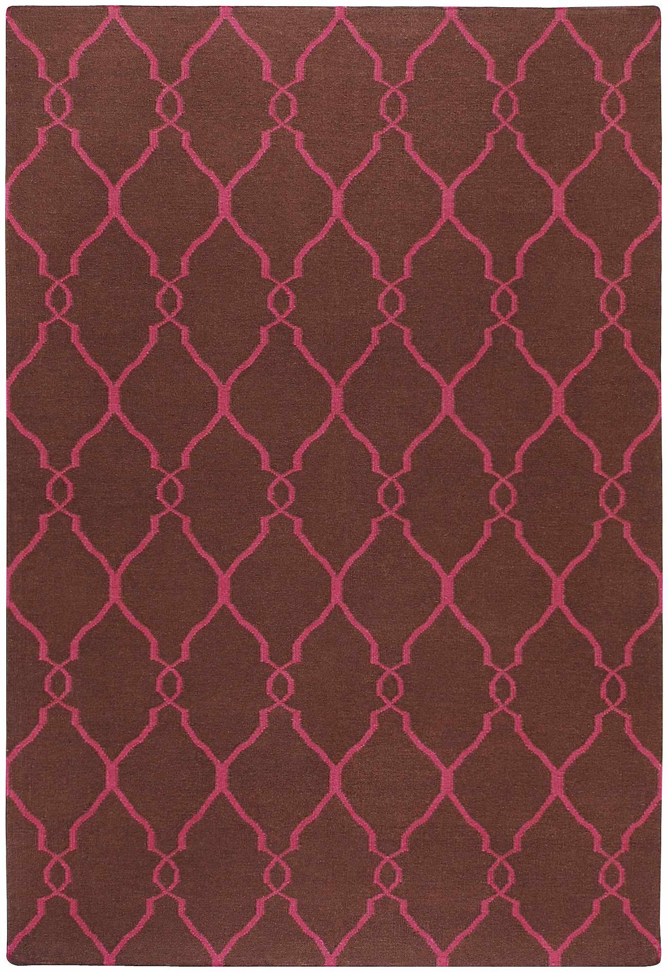 Dark Brown Hand Woven 100% Wool Modern Rectangle Handmade rug, Indoor use only, no fringe, non-washable. round, runner also available