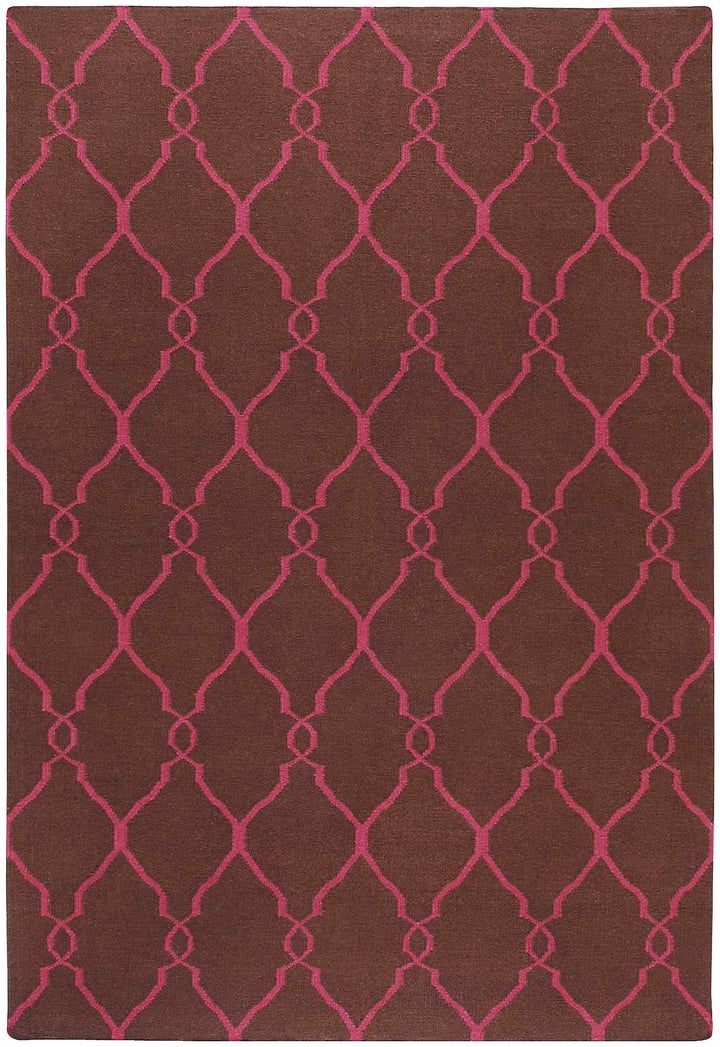 Dark Brown Hand Woven 100% Wool Modern Rectangle Handmade rug, Indoor use only, no fringe, non-washable. round, runner also available