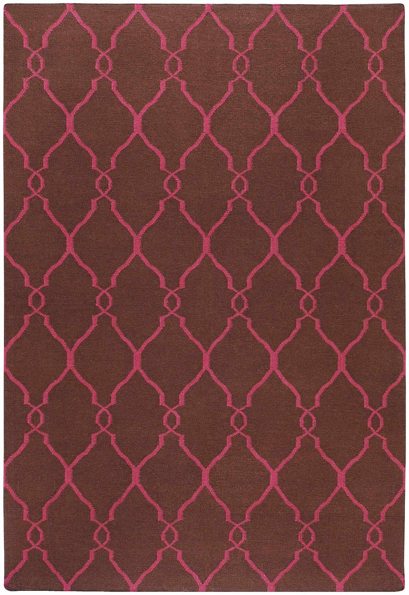 Dark Brown Hand Woven 100% Wool Modern Rectangle Handmade rug, Indoor use only, no fringe, non-washable. round, runner also available