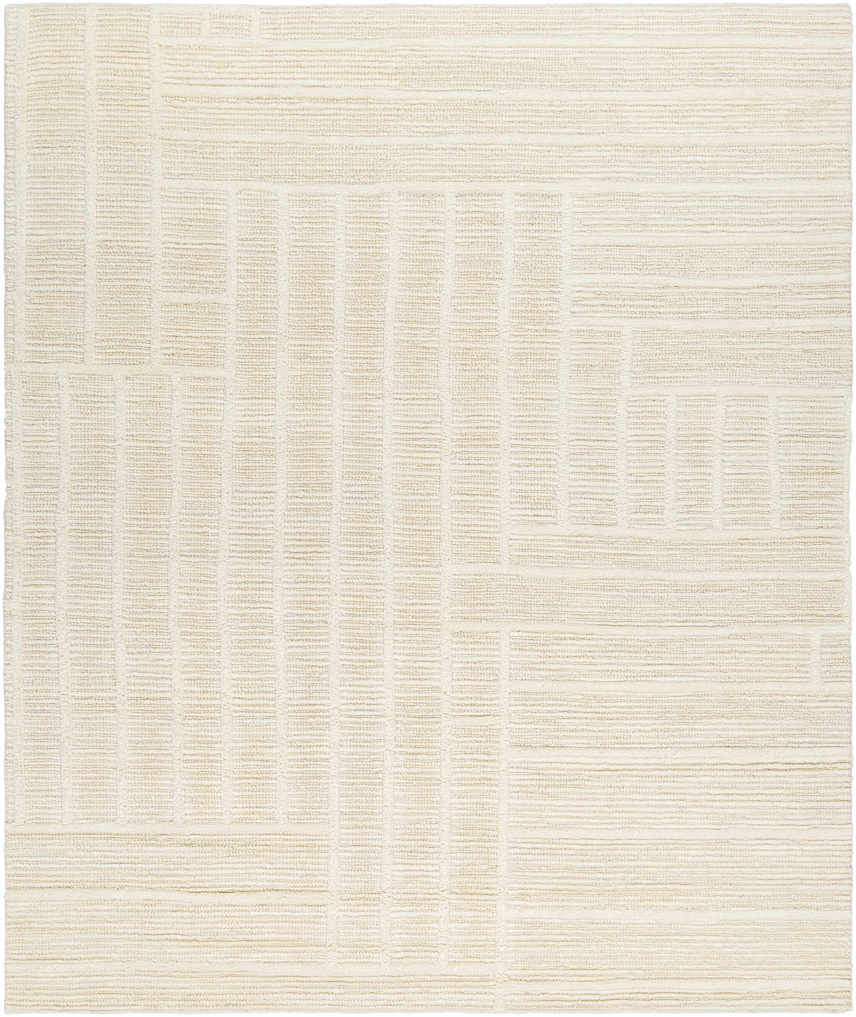 Gray Hand Woven 100% NZ Wool Modern Rectangle Handmade rug, Indoor use only, no fringe, non-washable. runner also available