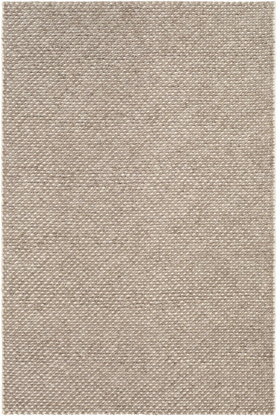 Charcoal Hand Woven 50% Viscose, 50% Wool Modern Rectangle Handmade rug, Indoor use only, no fringe, non-washable.