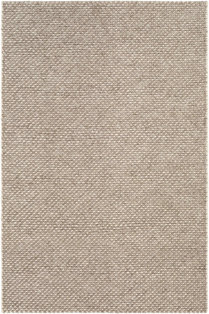 Charcoal Hand Woven 50% Viscose, 50% Wool Modern Rectangle Handmade rug, Indoor use only, no fringe, non-washable.