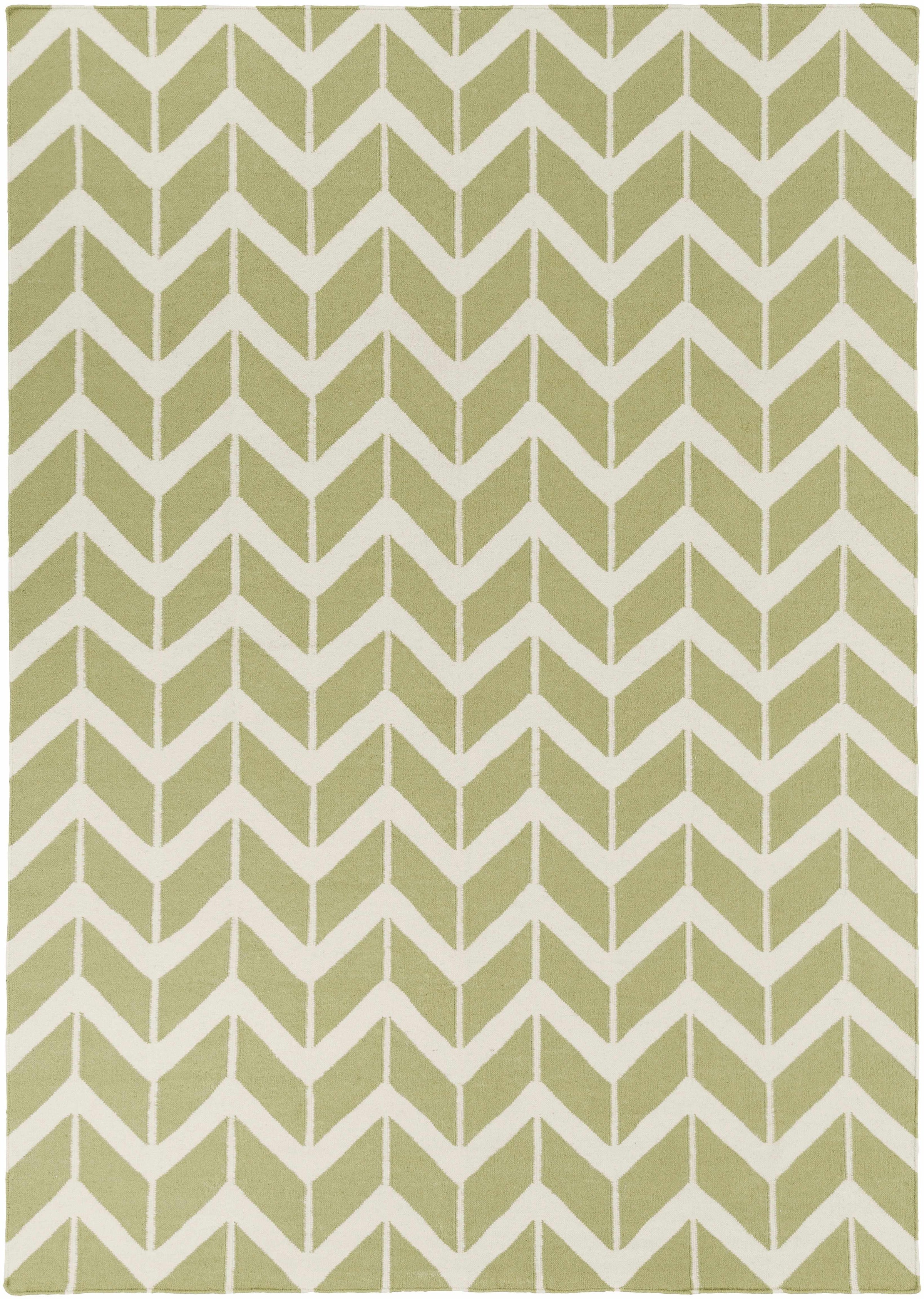 Light Olive Hand Woven 100% Wool Modern Rectangle Handmade rug, Indoor use only, no fringe, non-washable. runner also available