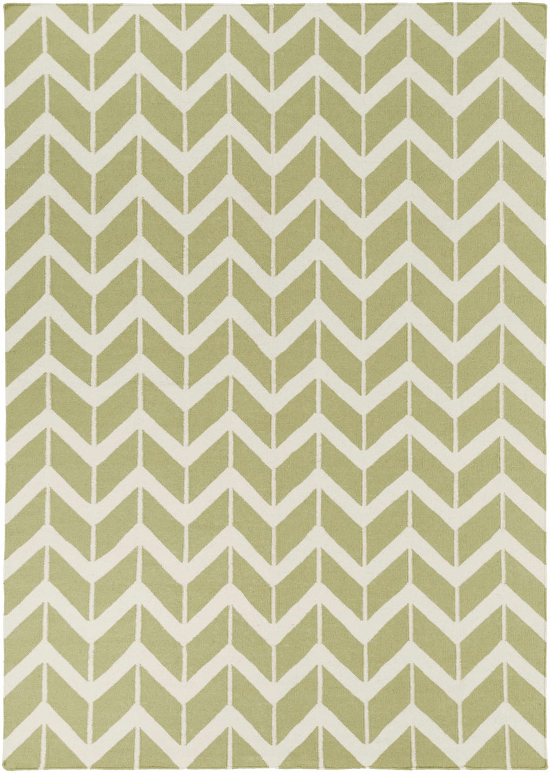 Light Olive Hand Woven 100% Wool Modern Rectangle Handmade rug, Indoor use only, no fringe, non-washable. runner also available