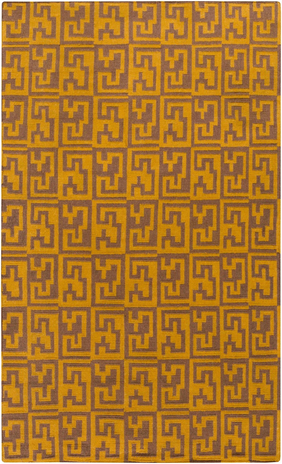 Dark Brown Hand Woven 100% Wool Cottage Rectangle Handmade rug, Indoor use only, no fringe, non-washable. runner also available