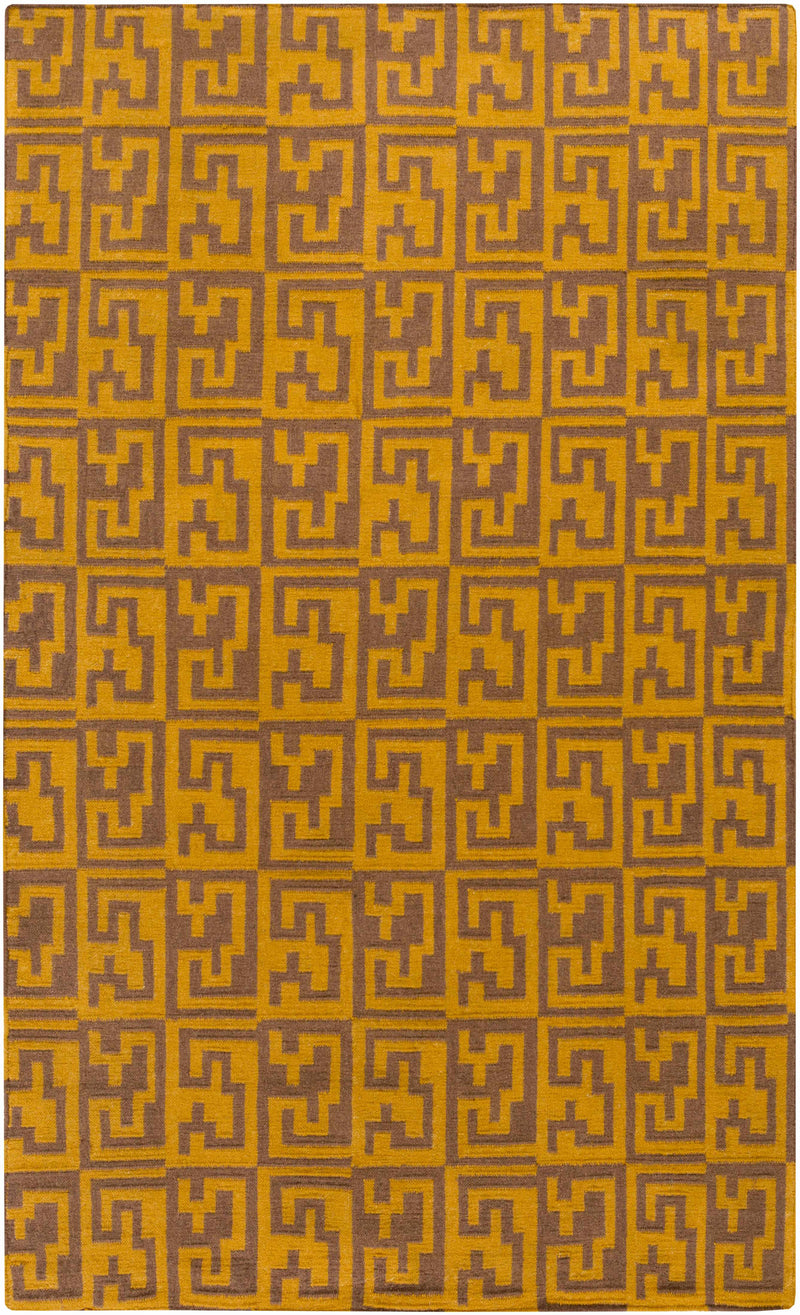 Dark Brown Hand Woven 100% Wool Cottage Rectangle Handmade rug, Indoor use only, no fringe, non-washable. runner also available