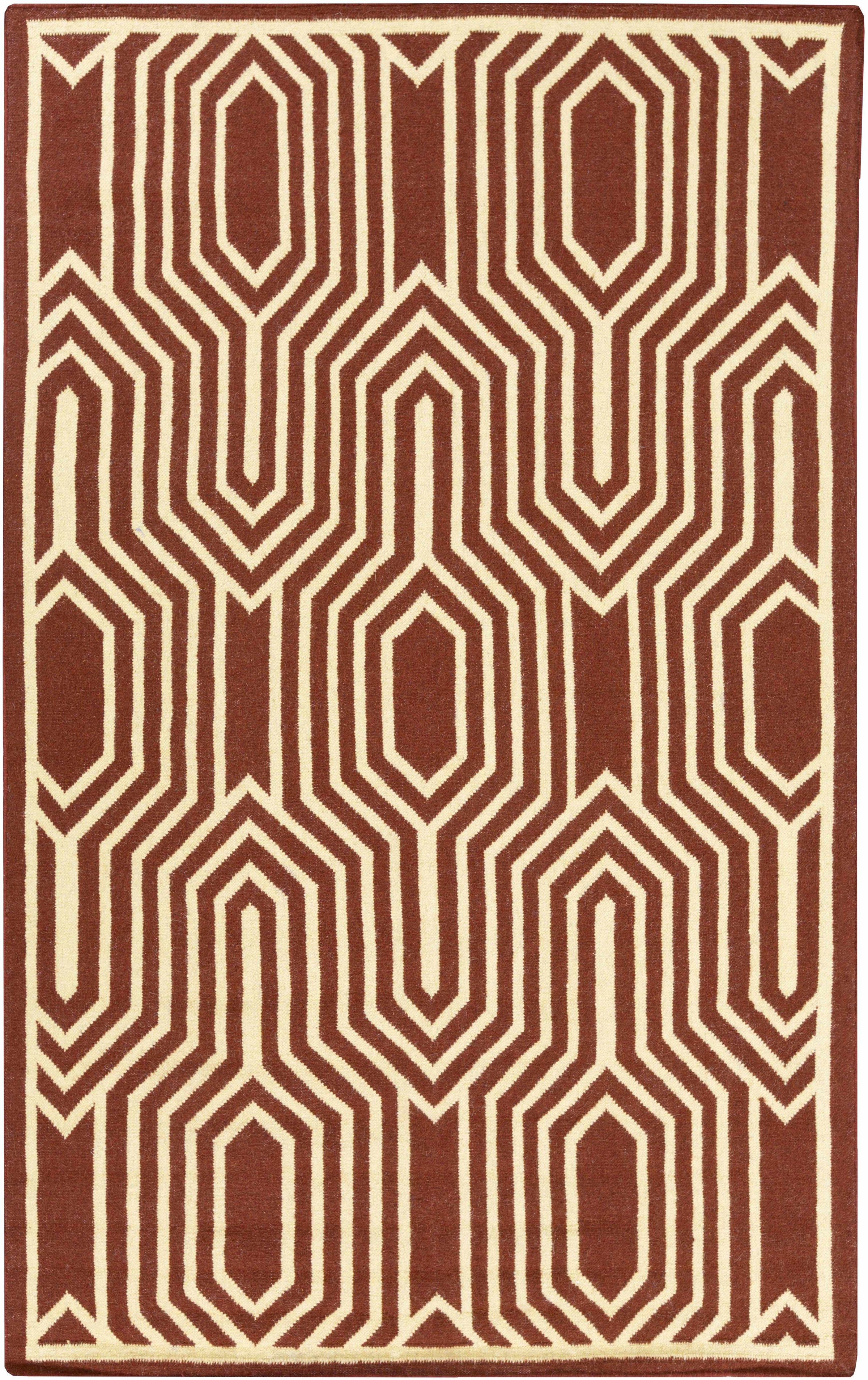 Cream Hand Woven 100% Wool Modern Rectangle Handmade rug, Indoor use only, no fringe, non-washable. runner also available