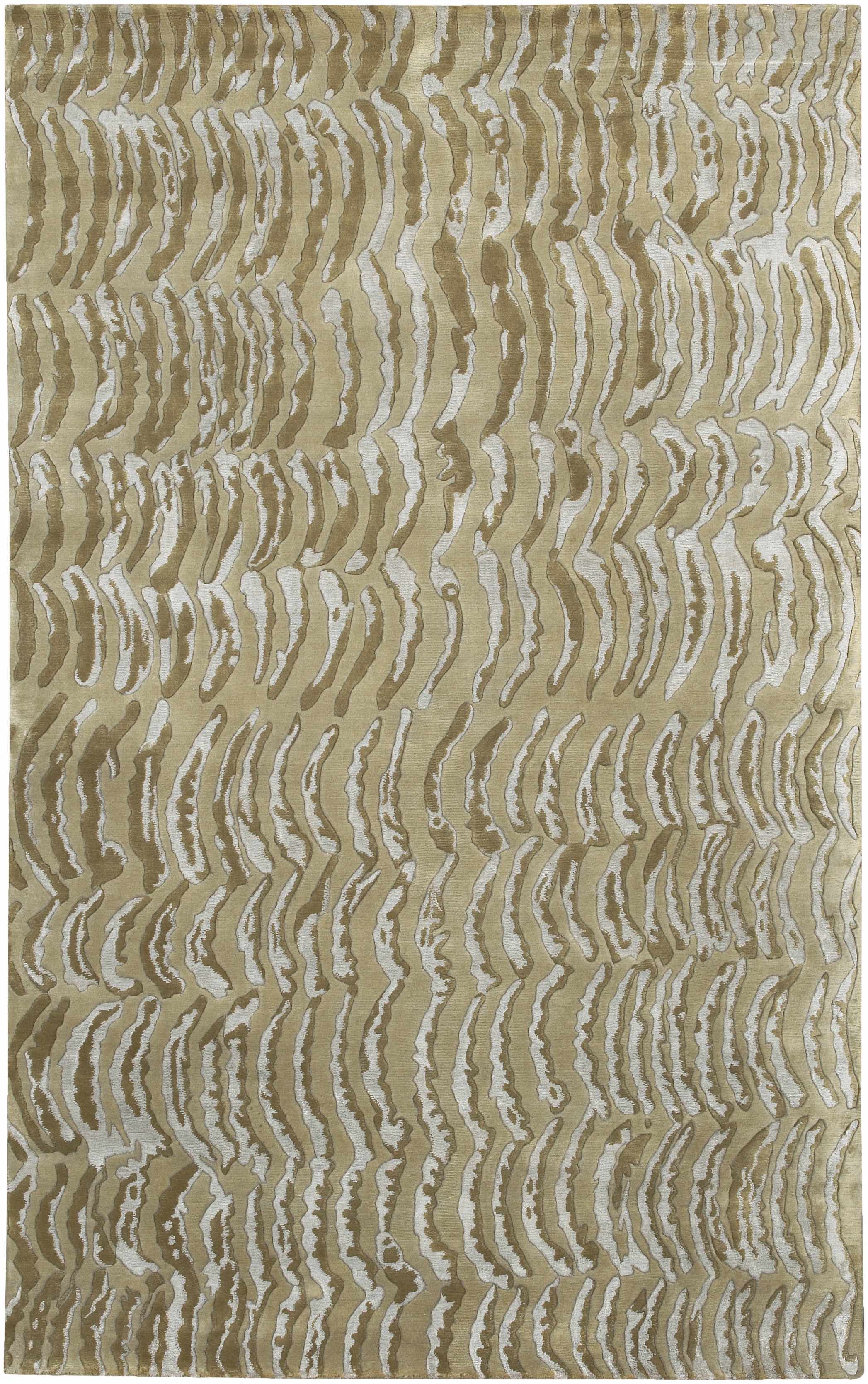 Multicolor Hand Knotted 70% NZ Wool, 30% Viscose Modern Rectangle Handmade rug, Indoor use only, no fringe, non-washable.