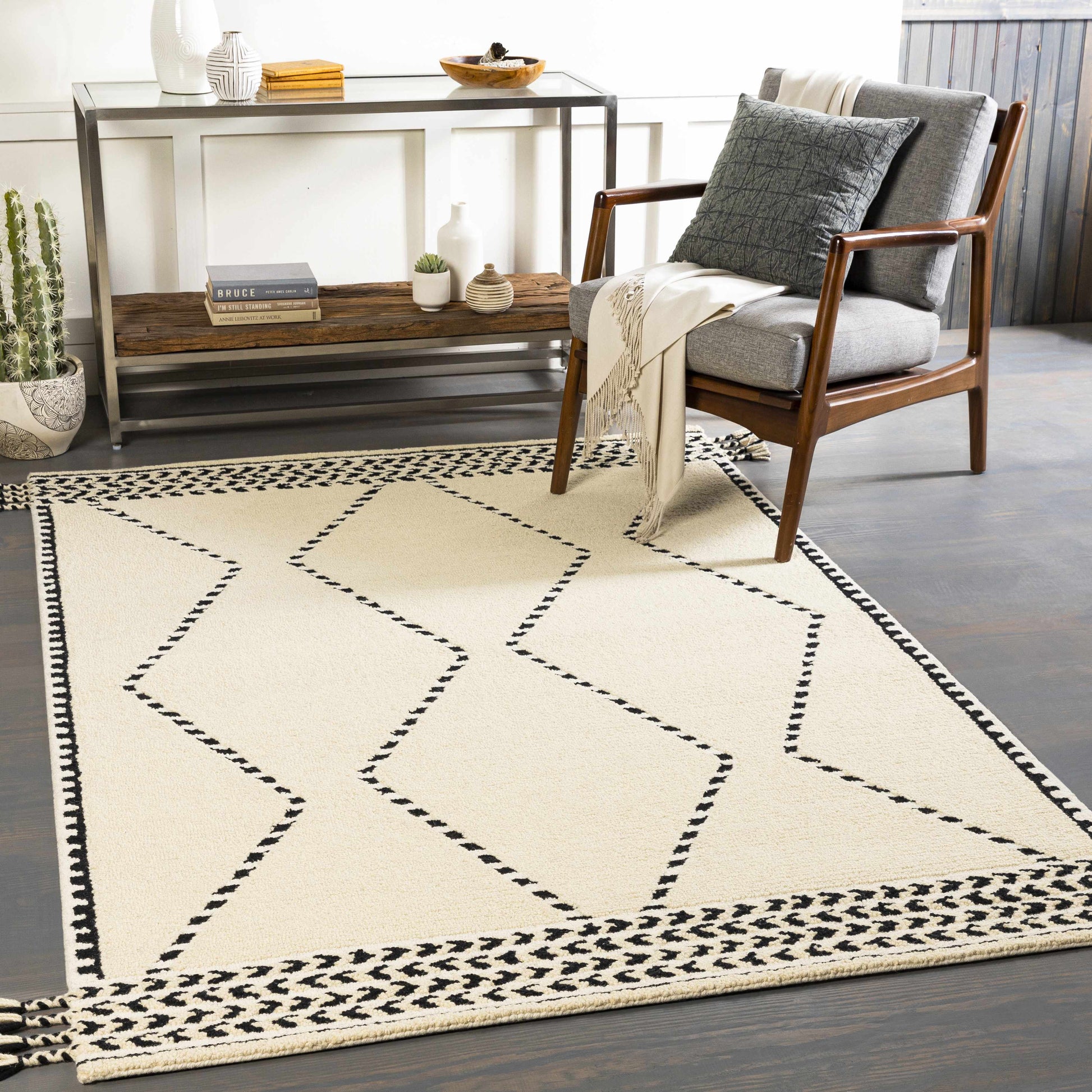 Zanafi Tassels ZTS-2312 Hand Tufted Rug