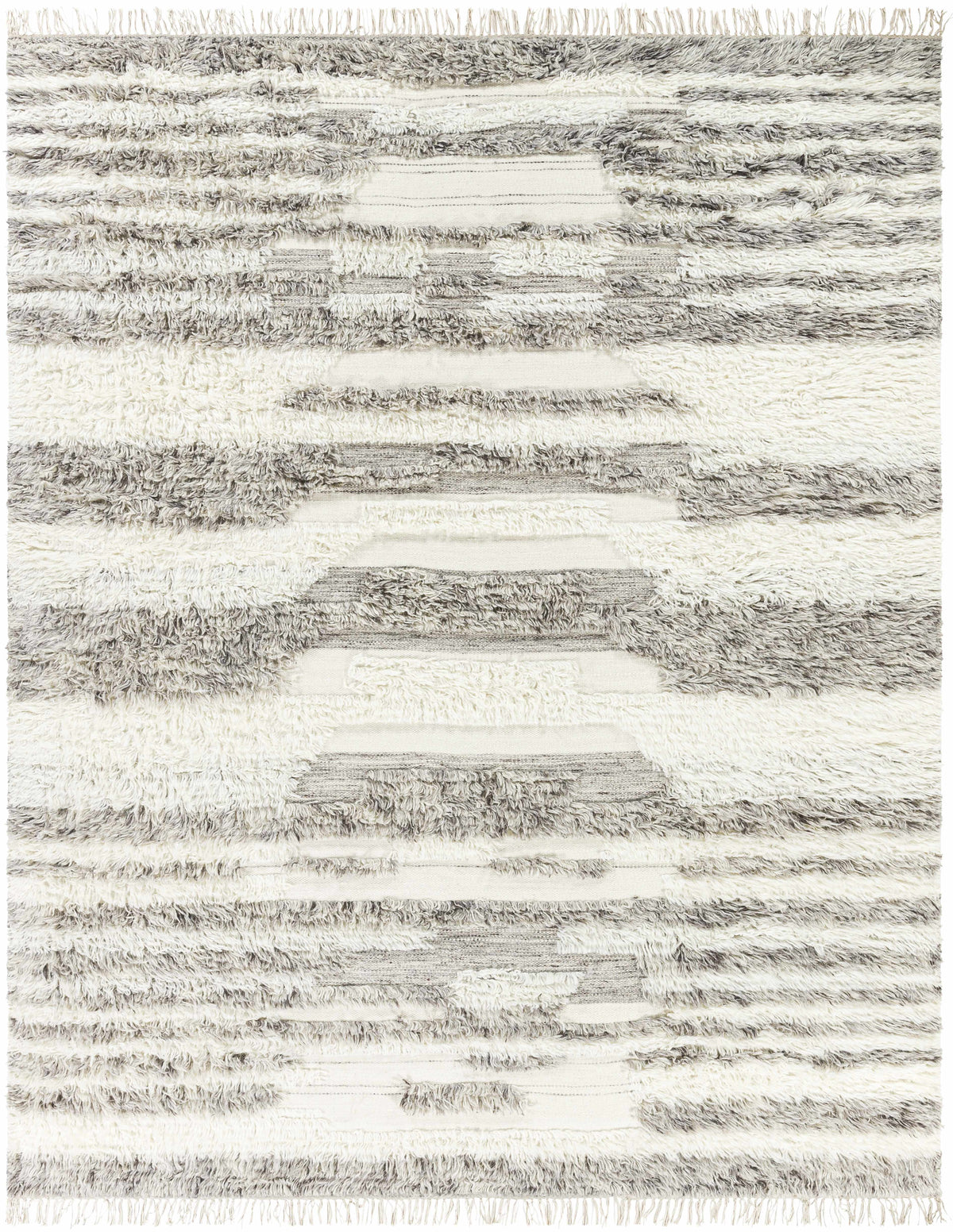 Taupe Hand Woven 100% NZ Wool Cottage Rectangle Handmade rug, Indoor use only, has fringe, non-washable.