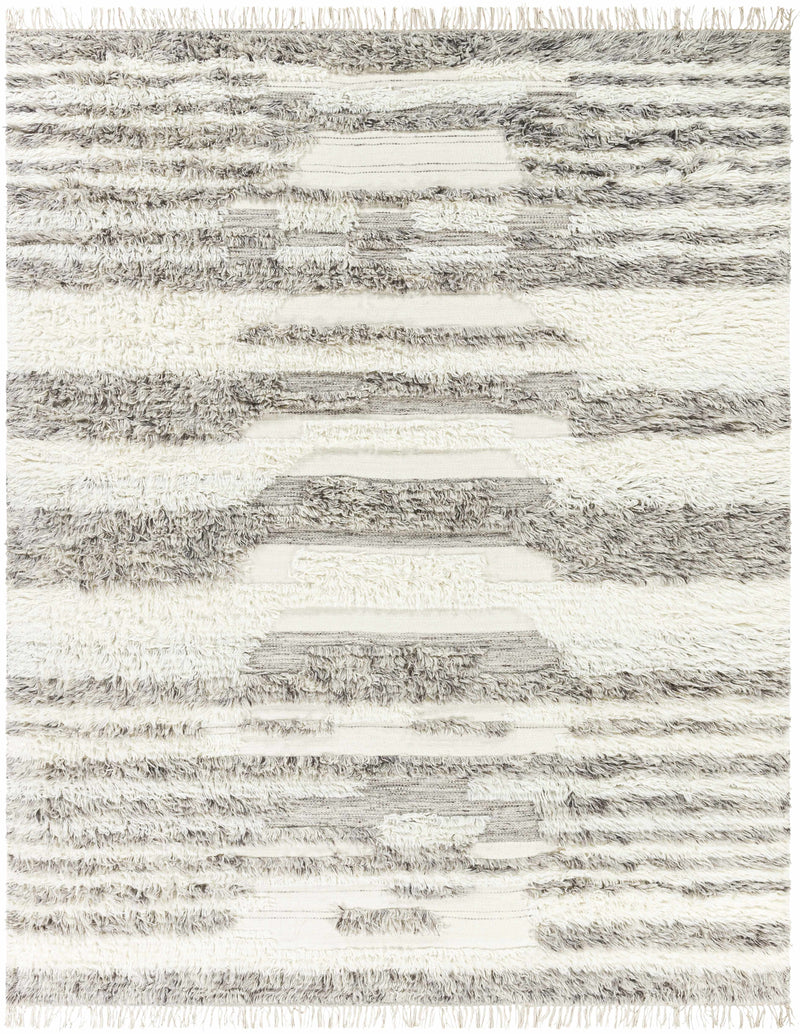 Taupe Hand Woven 100% NZ Wool Cottage Rectangle Handmade rug, Indoor use only, has fringe, non-washable.