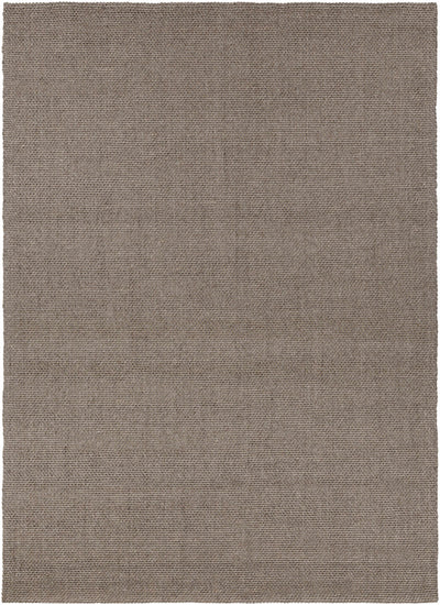 Charcoal Hand Woven 70% Viscose, 30% NZ Wool Modern Rectangle Handmade rug, Indoor use only, no fringe, non-washable.