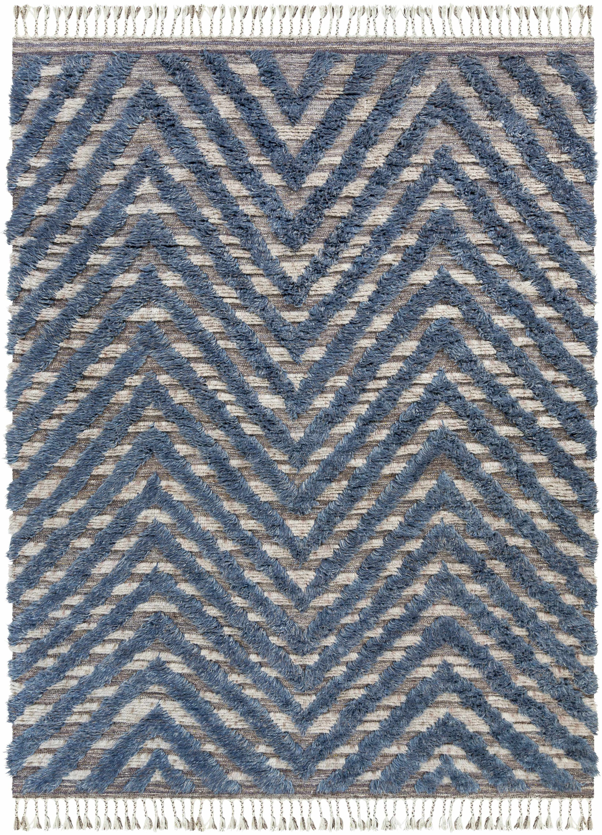 Charcoal Hand Knotted 100% Wool Global Rectangle Handmade rug, Indoor use only, has fringe, non-washable.