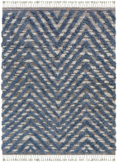 Charcoal Hand Knotted 100% Wool Global Rectangle Handmade rug, Indoor use only, has fringe, non-washable.