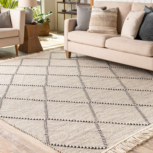 Uttar UTT-2302 Hand Woven Rug