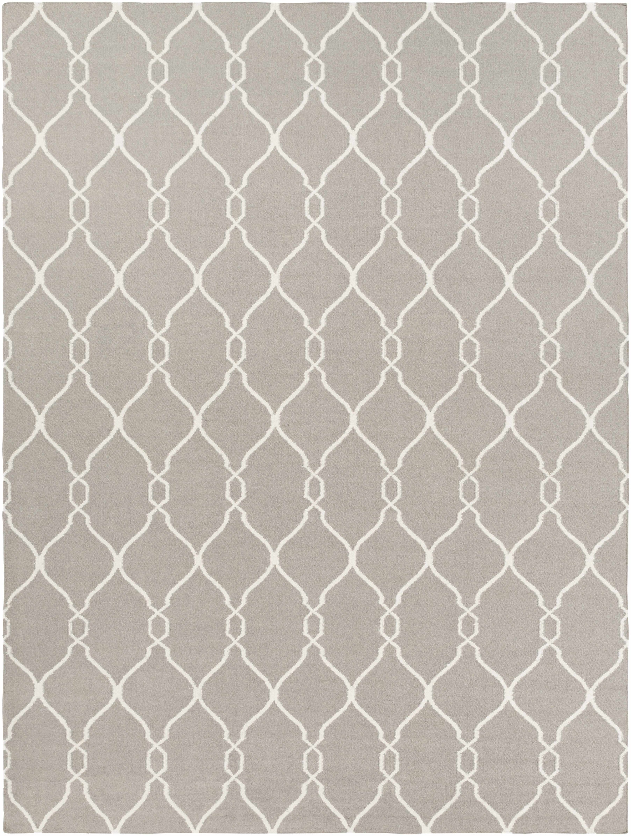 Gray Hand Woven 100% Wool Modern Rectangle Handmade rug, Indoor use only, no fringe, non-washable. round, runner also available