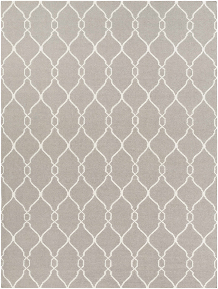 Gray Hand Woven 100% Wool Modern Rectangle Handmade rug, Indoor use only, no fringe, non-washable. round, runner also available