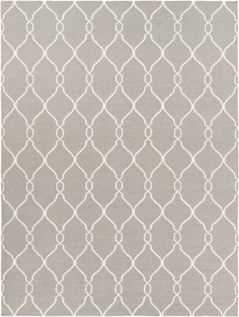 Gray Hand Woven 100% Wool Modern Rectangle Handmade rug, Indoor use only, no fringe, non-washable. round, runner also available