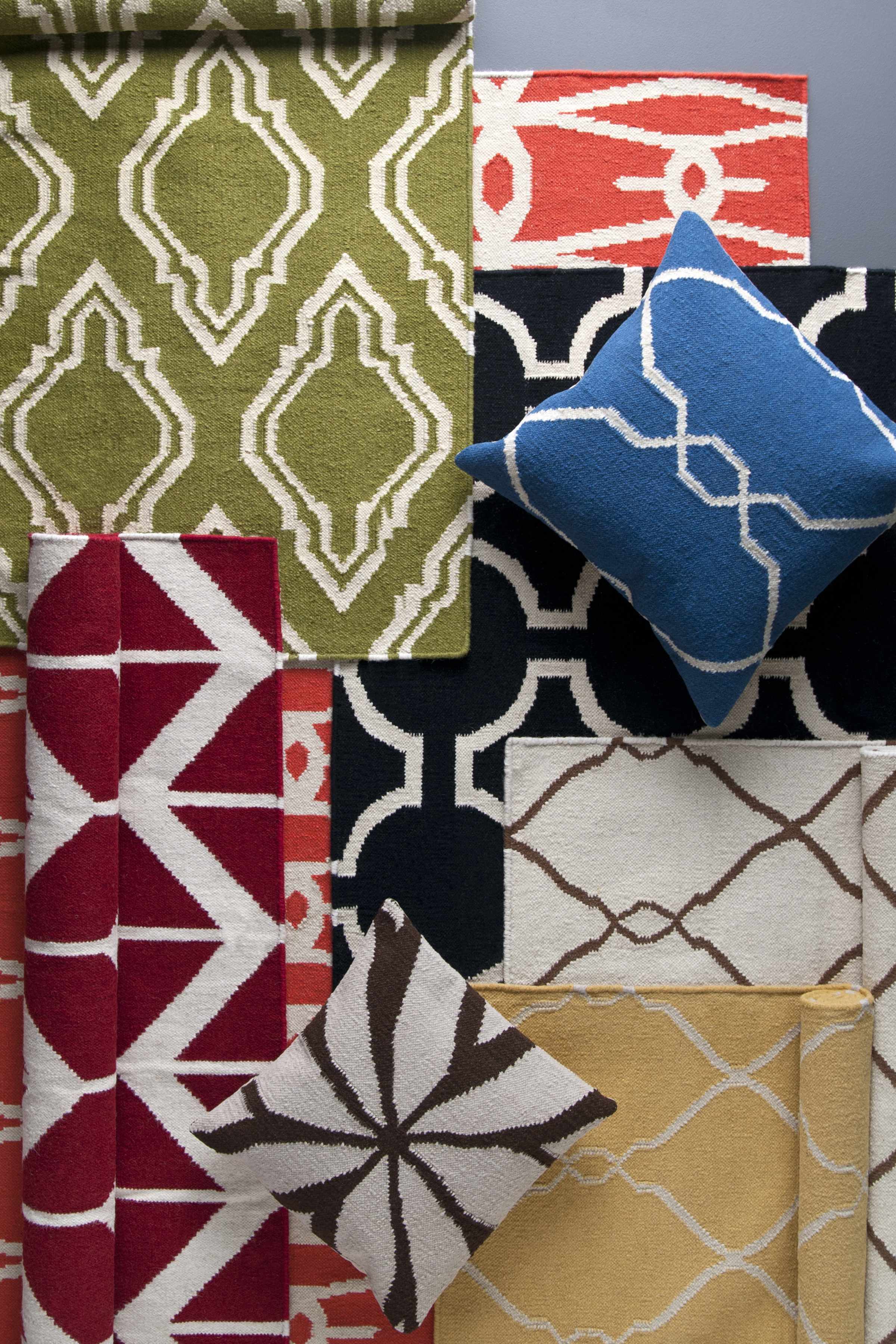 Pillows : FA-011,FA-021,Rugs : FAL-1024,FAL-1033,FAL-1048,FAL-1009,FAL-1001,FAL-1053