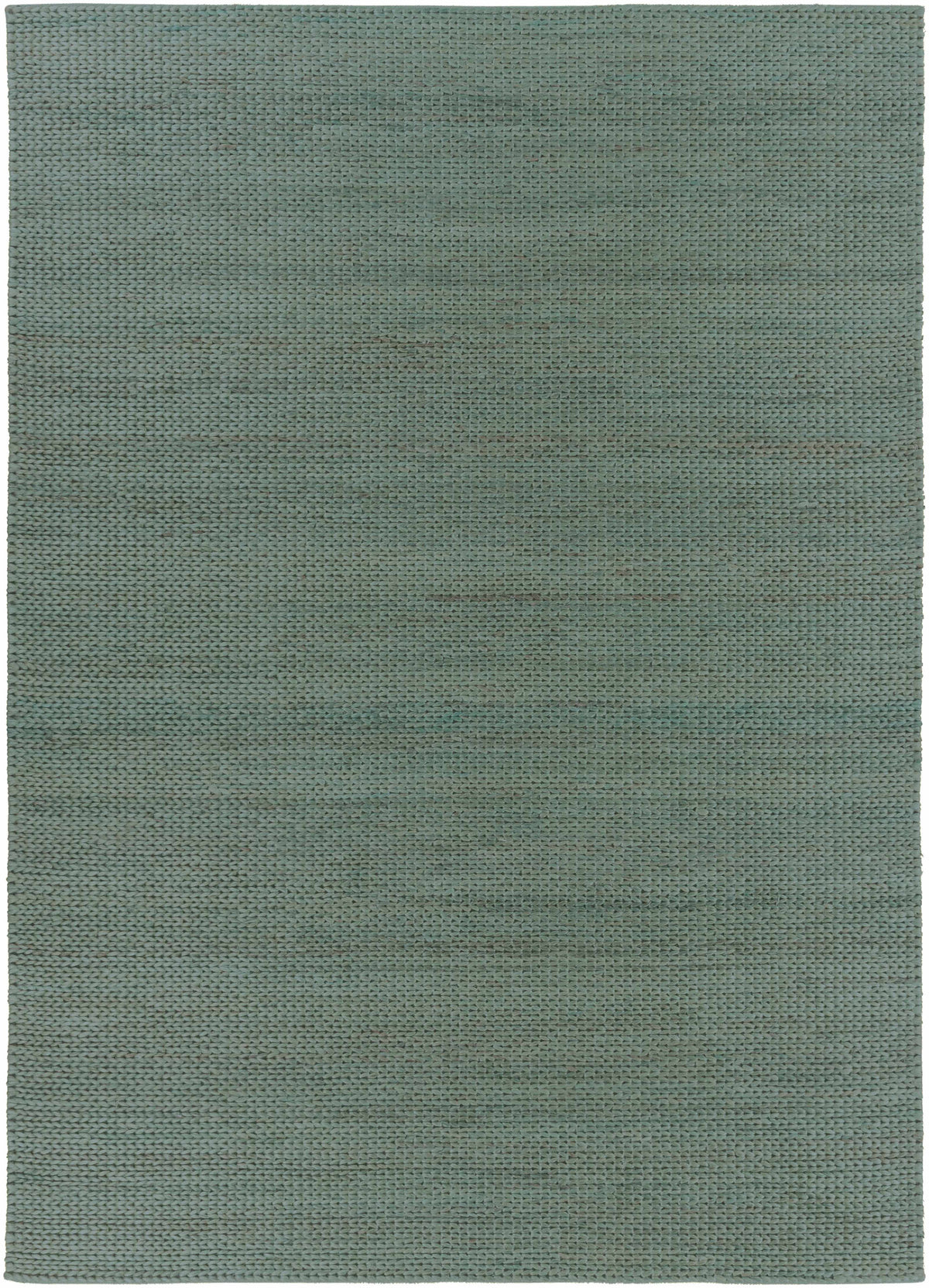 Dusty Sage Hand Woven 100% Jute Cottage Rectangle Handmade rug, Indoor use only, no fringe, non-washable.