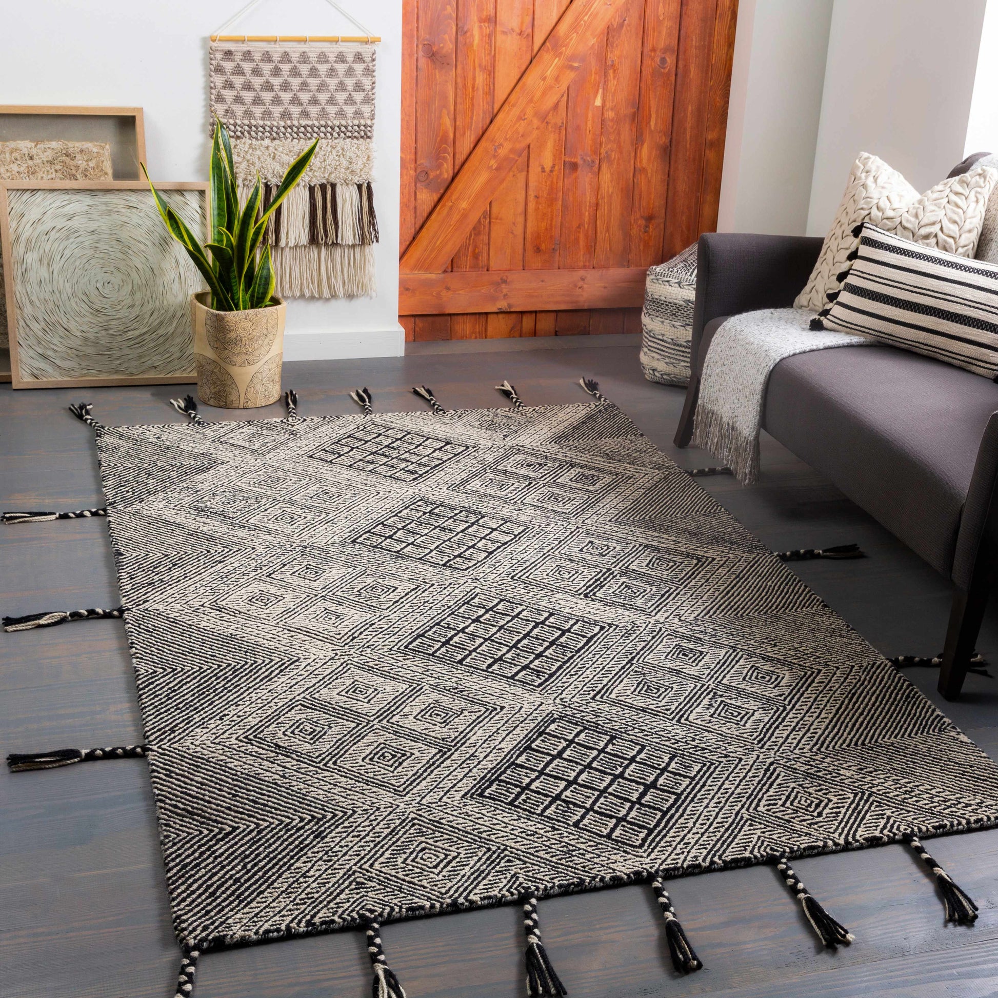 Zanafi Tassels ZTS-2309 Hand Tufted Rug