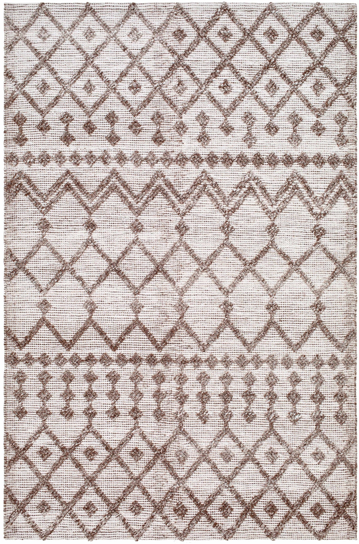 Off-White Hand Woven 100% Recycled PET Yarn Global Rectangle Handmade rug, Indoor use only, no fringe, non-washable. runner also available