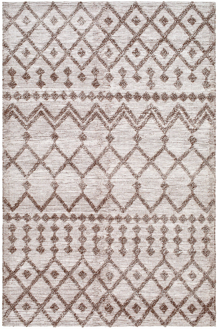 Off-White Hand Woven 100% Recycled PET Yarn Global Rectangle Handmade rug, Indoor use only, no fringe, non-washable. runner also available