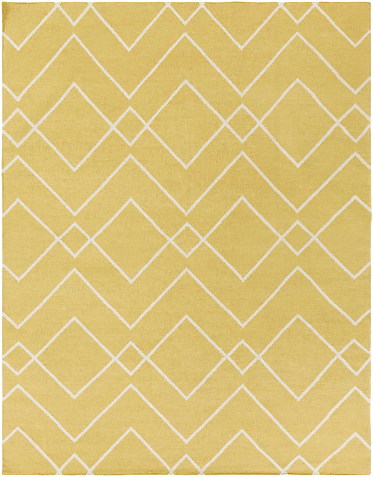 Tan Hand Woven 100% Cotton Modern Rectangle Handmade rug, Indoor use only, no fringe, non-washable. runner also available