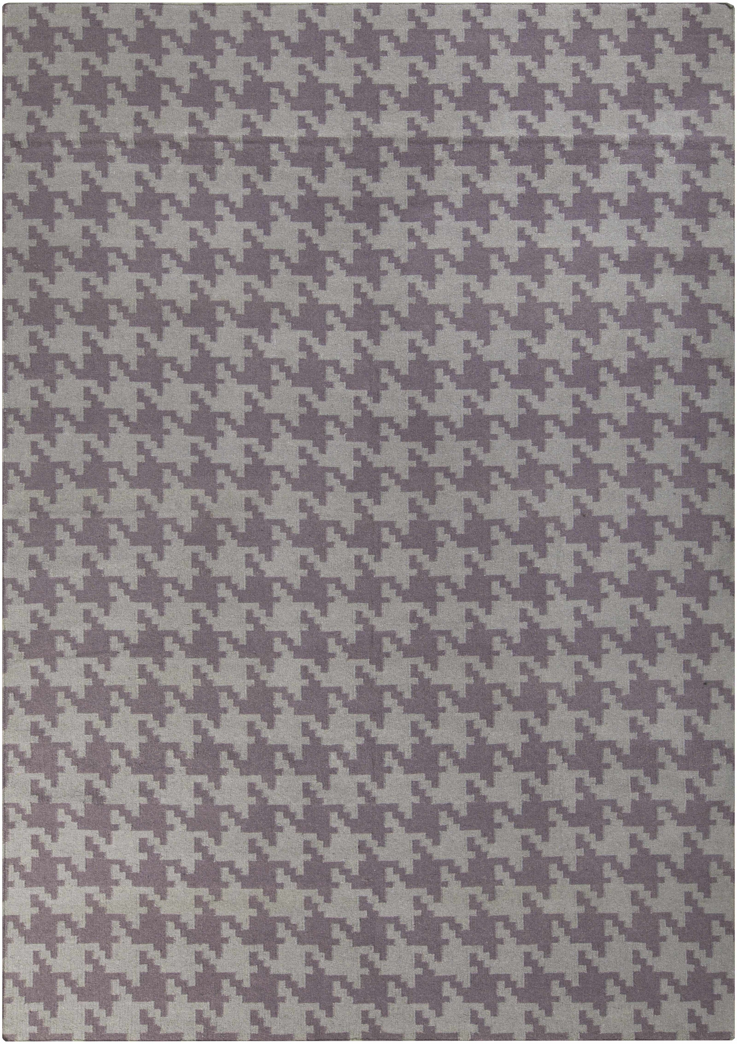 Plum Hand Woven 100% Wool Modern Rectangle Handmade rug, Indoor use only, no fringe, non-washable.