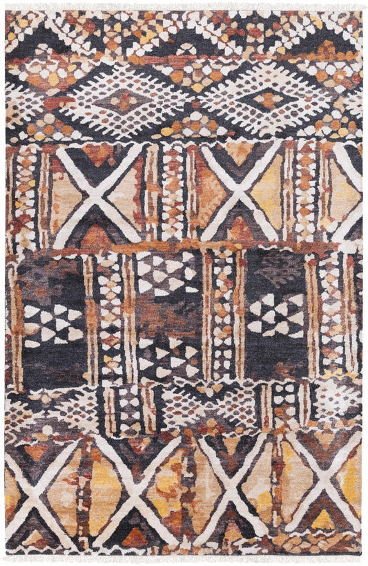 Zambia ZAM-1001 Hand Knotted Rug