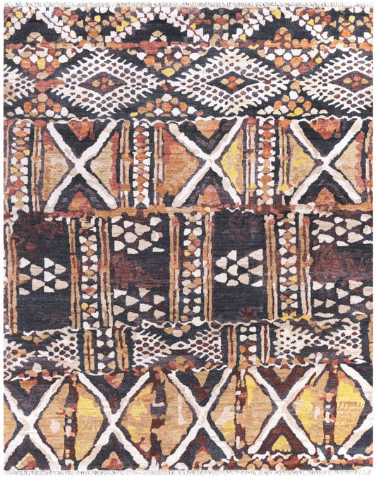 Zambia ZAM-1001 Hand Knotted Rug
