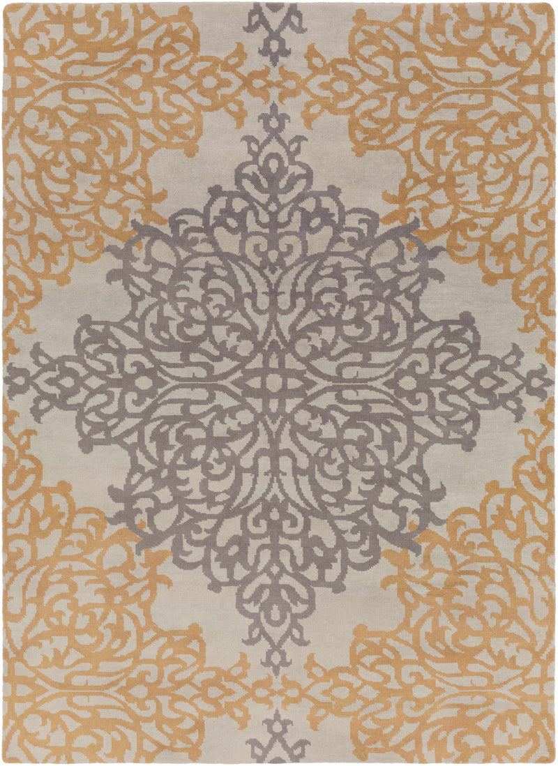 Dusty Sage Hand Knotted 100% NZ Wool Modern Rectangle Handmade rug, Indoor use only, no fringe, non-washable.
