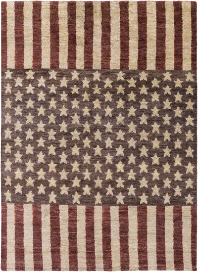 Rust Hand Knotted 100% Jute Modern Rectangle Handmade rug, Indoor use only, no fringe, non-washable.
