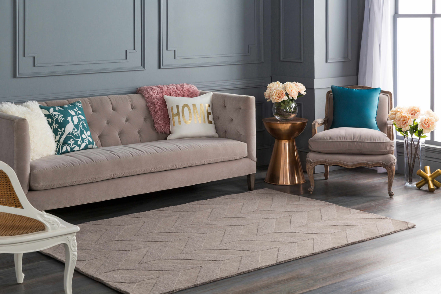 Central Park AWHP-4025 Hand Loomed Rug