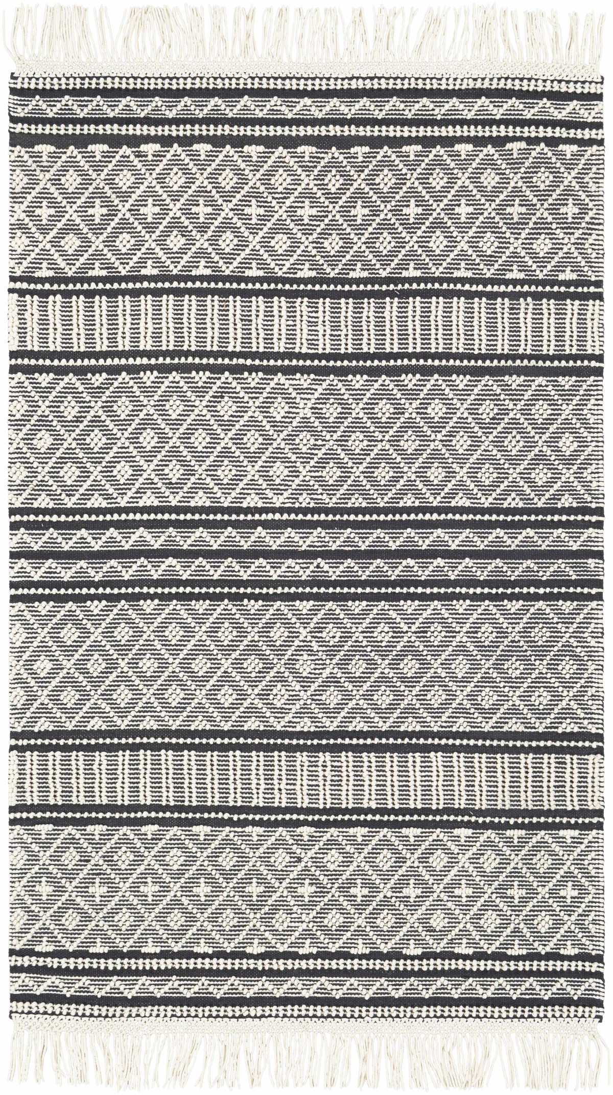 Farmhouse Tassels FTS-2300 Hand Woven Rug