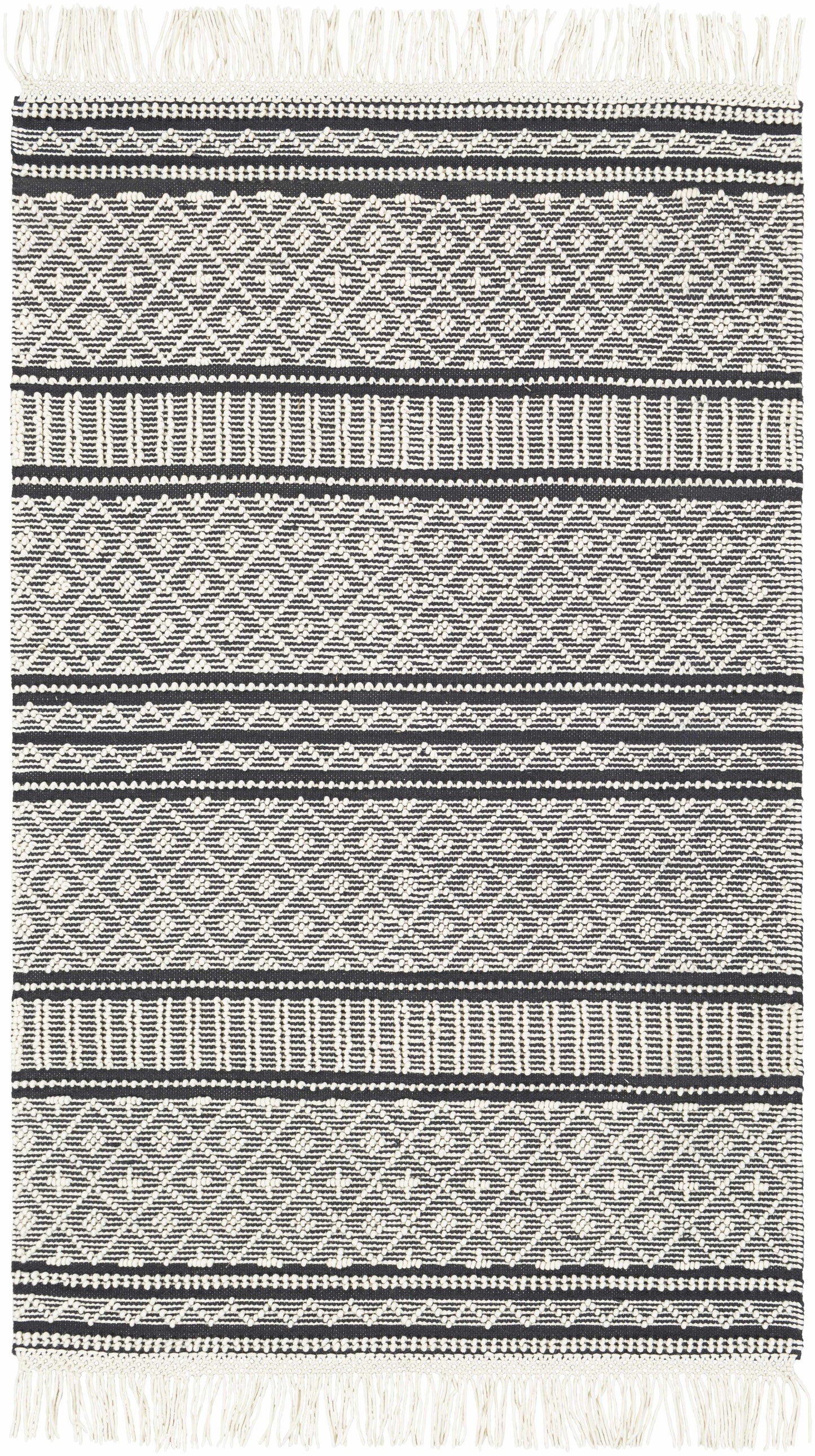 Farmhouse Tassels FTS-2300 Hand Woven Rug